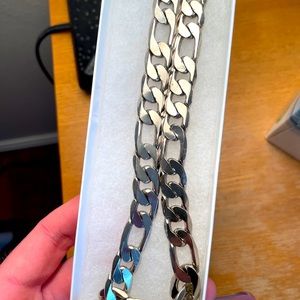 24 inch Cuban link stainless steel chain 15mm width